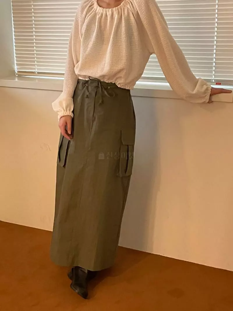 Another Muse - Korean Women Fashion - #thatsdarling - Back Banding Blouse - 2