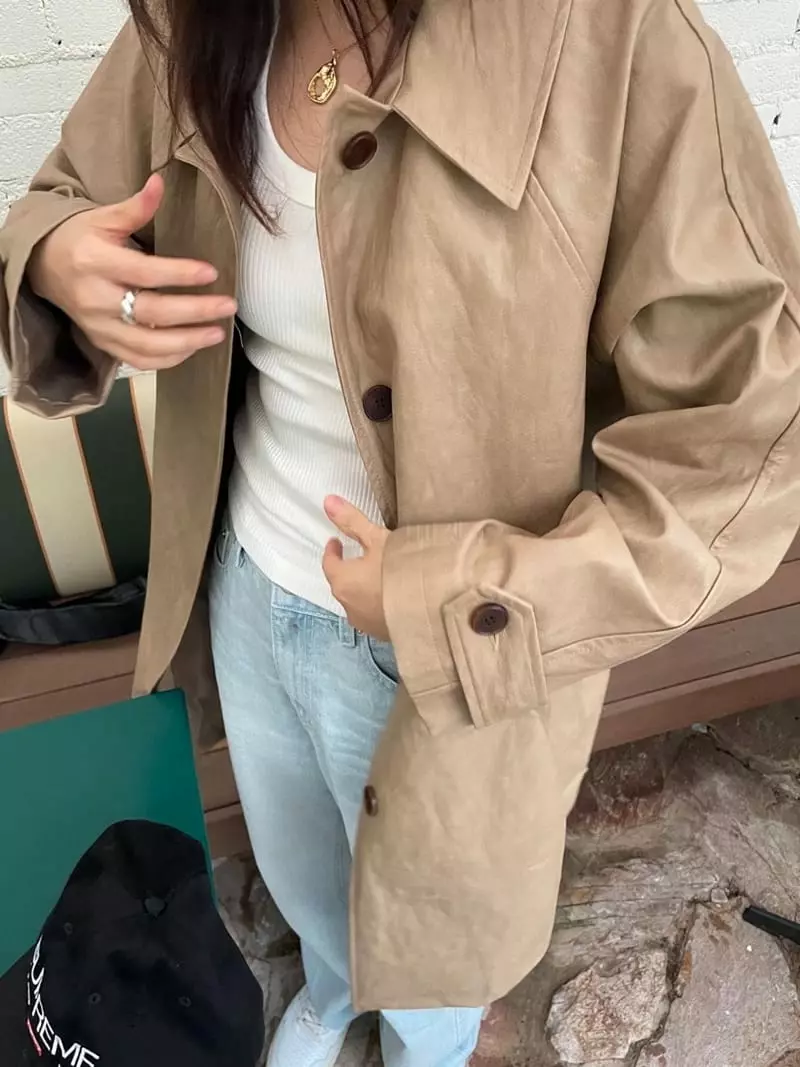 Another Muse - Korean Women Fashion - #thatsdarling - Leather Jacket - 4