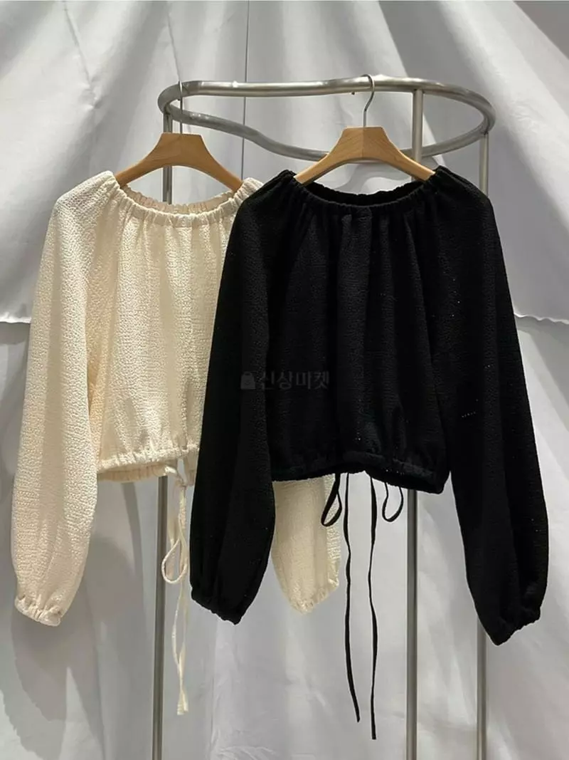Another Muse - Korean Women Fashion - #thelittlethings - Back Banding Blouse - 3