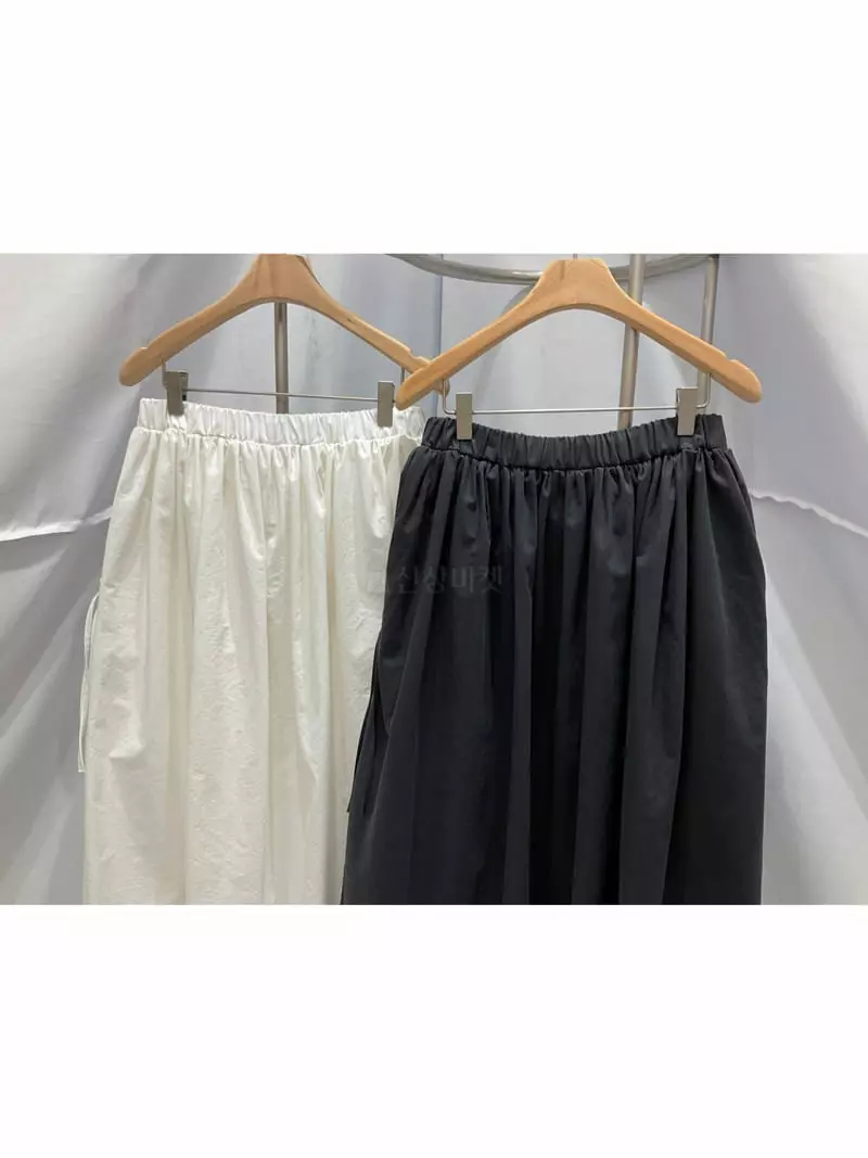 Another Muse - Korean Women Fashion - #vintageinspired - String Shirring Skirt - 8