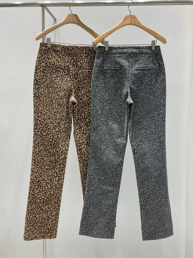 Another Muse - Korean Women Fashion - #womensfashion - Leopard Pants - 3