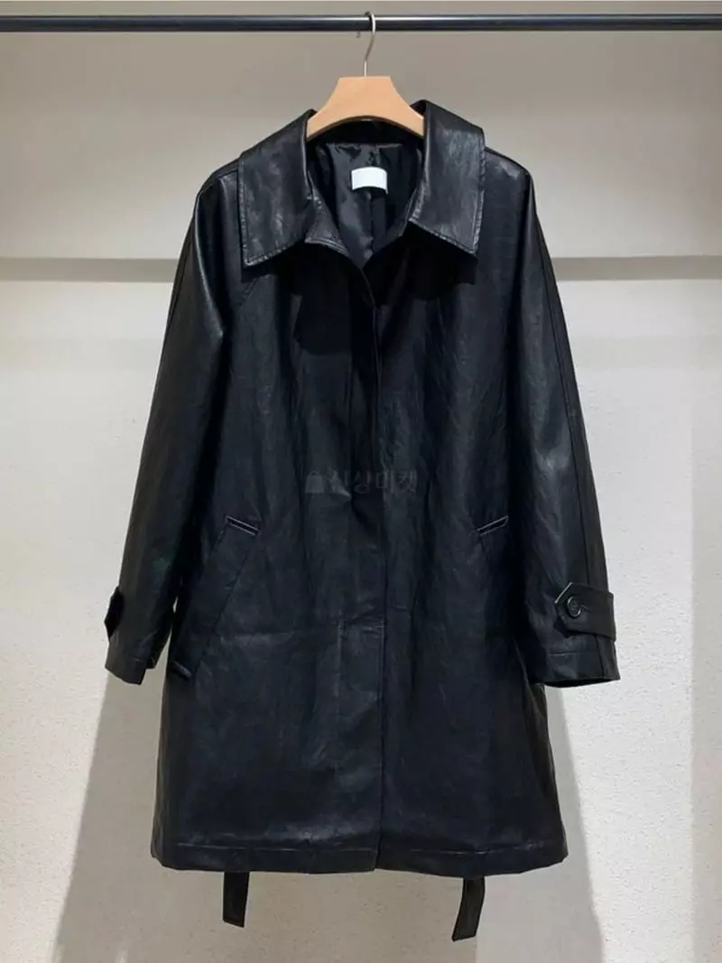 Another Muse - Korean Women Fashion - #womensfashion - Leather Jacket - 8