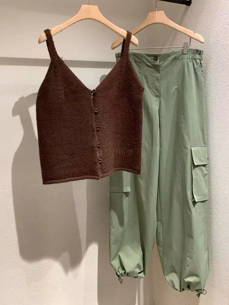 Another Muse - Korean Women Fashion - #momslook - String Vest - 4