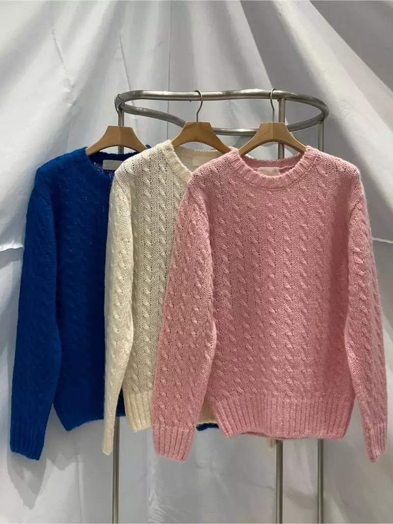 Another Muse - Korean Women Fashion - #womensfashion - Twidt Knit Tee