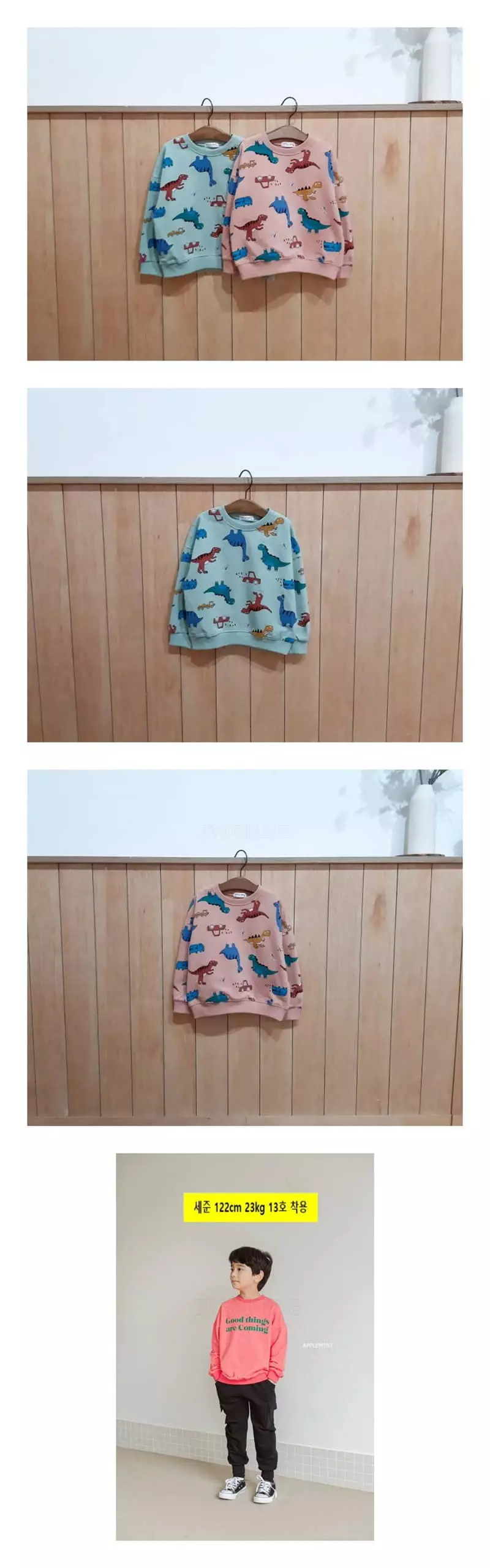 Applemint - Korean Children Fashion - #fashionkids - Jurassic Sweatshirt