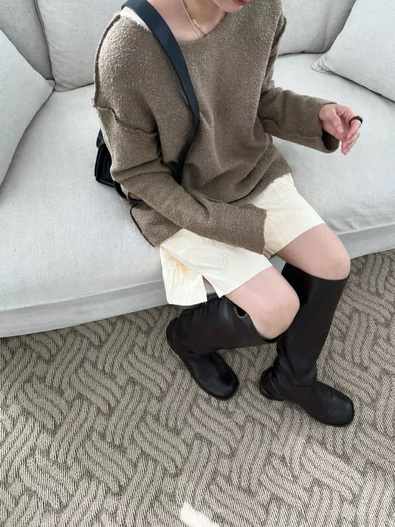 Arr - Korean Women Fashion - #momslook - Leather Wrinkle Pants - 9