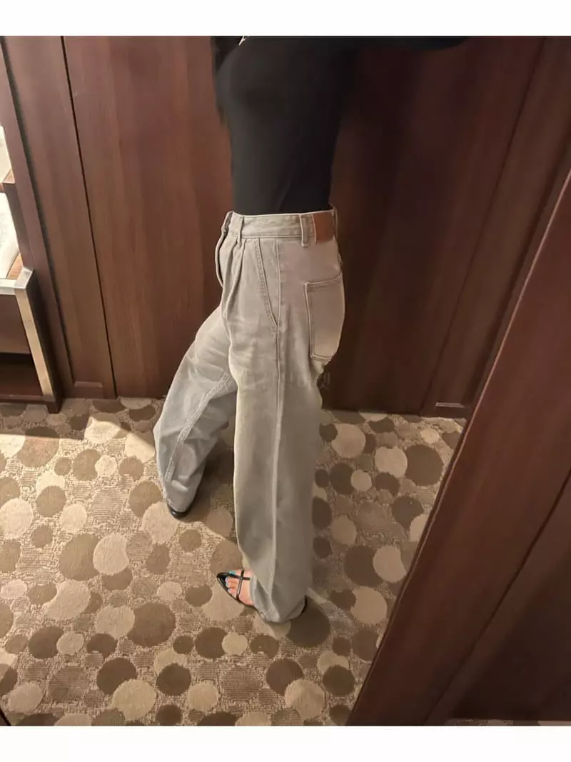 Arr - Korean Women Fashion - #momslook - Gray Jeans - 7