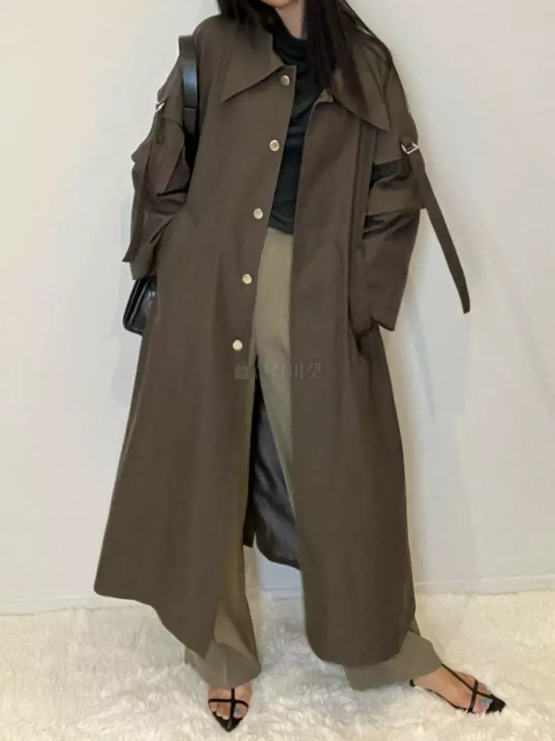 Arr - Korean Women Fashion - #momslook - Pocket Coat - 10