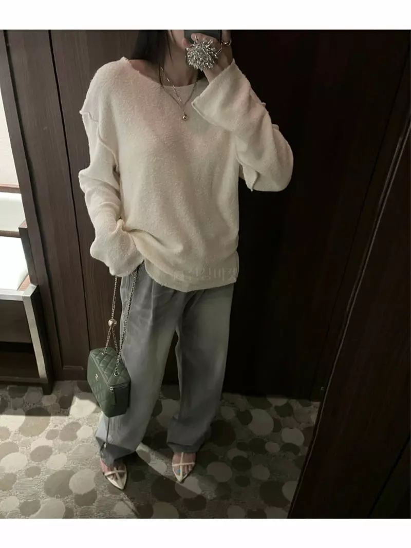 Arr - Korean Women Fashion - #momslook - Two Way Cardigan - 5