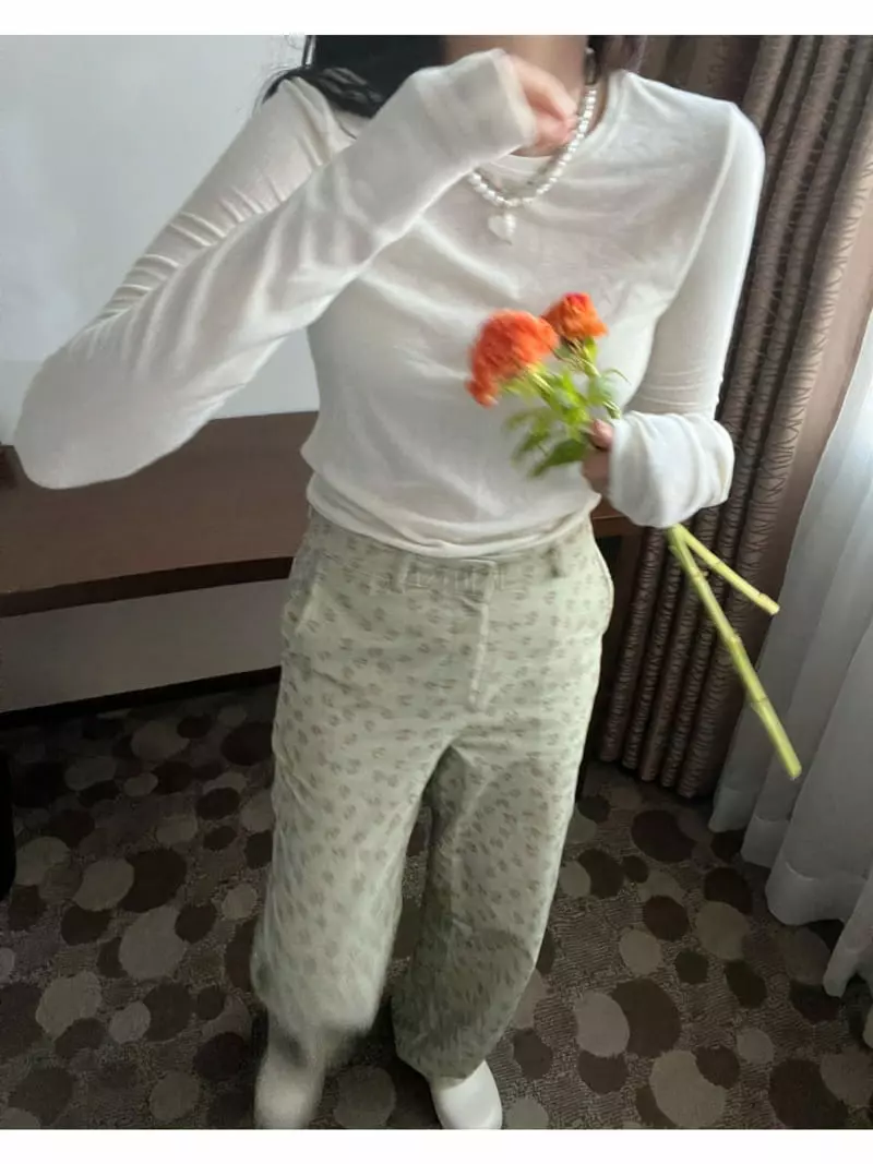 Arr - Korean Women Fashion - #momslook - Easy Long Tee - 3