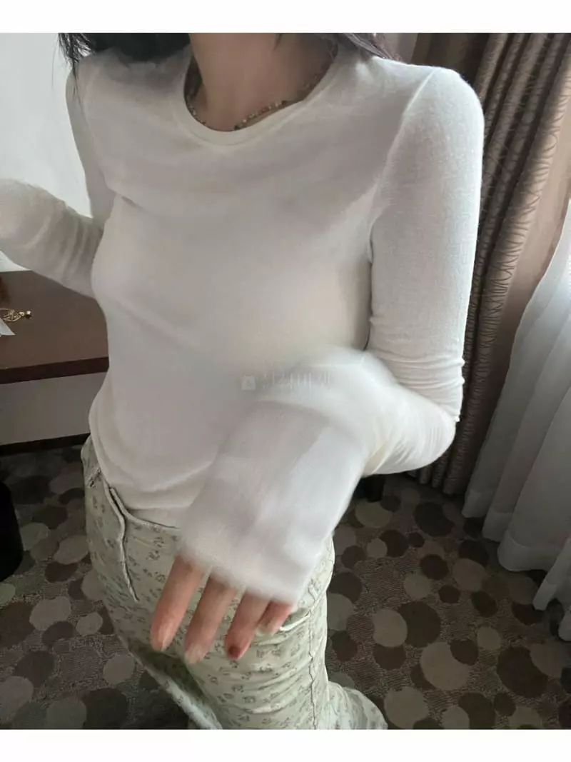 Arr - Korean Women Fashion - #momslook - Easy Long Tee - 5