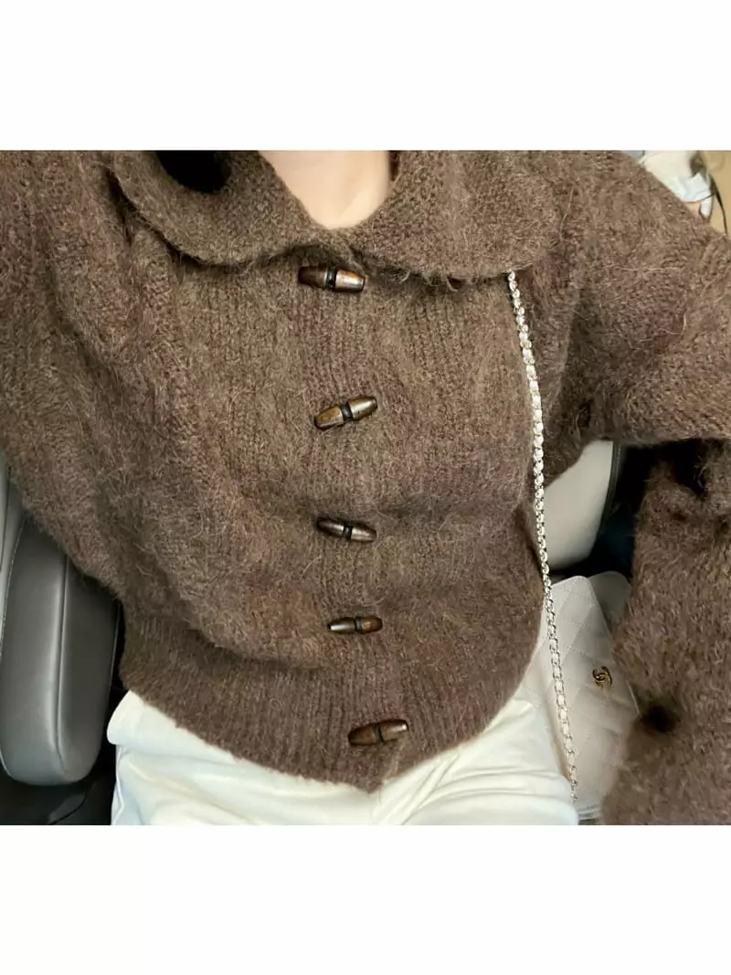 Arr - Korean Women Fashion - #momslook - Alpaca Cardigan - 9