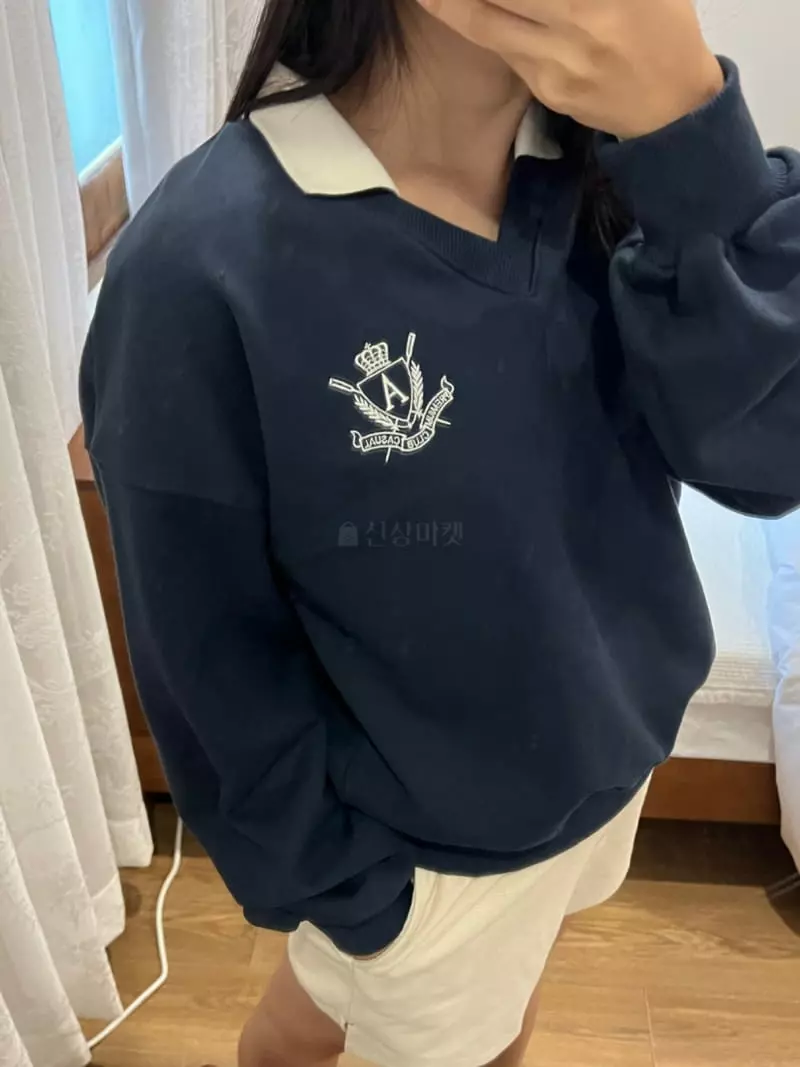 Arr - Korean Women Fashion - #momslook - Mark Sweatshirt - 12