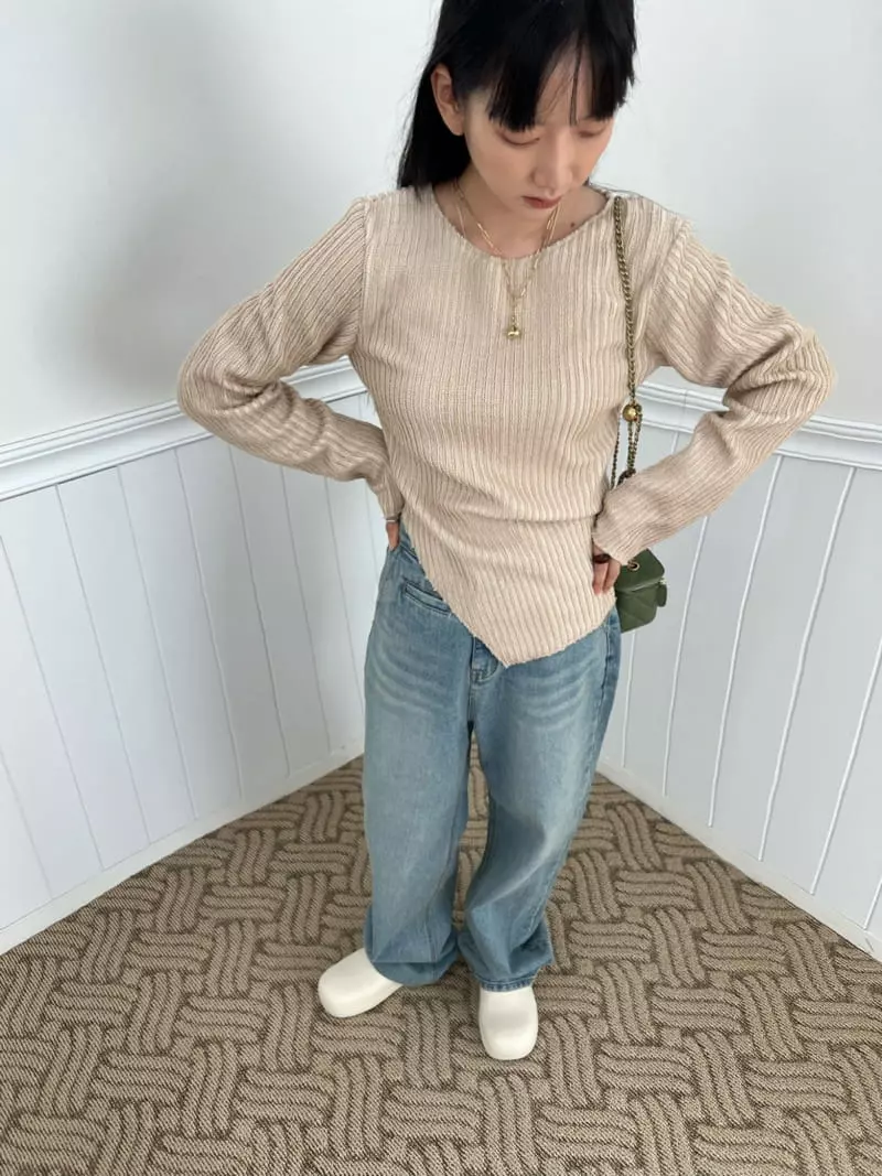 Arr - Korean Women Fashion - #momslook - Maddle Knit Tee - 10