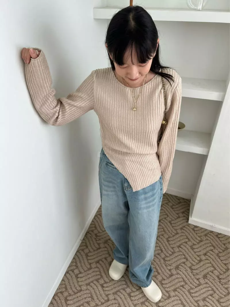 Arr - Korean Women Fashion - #momslook - Maddle Knit Tee - 12