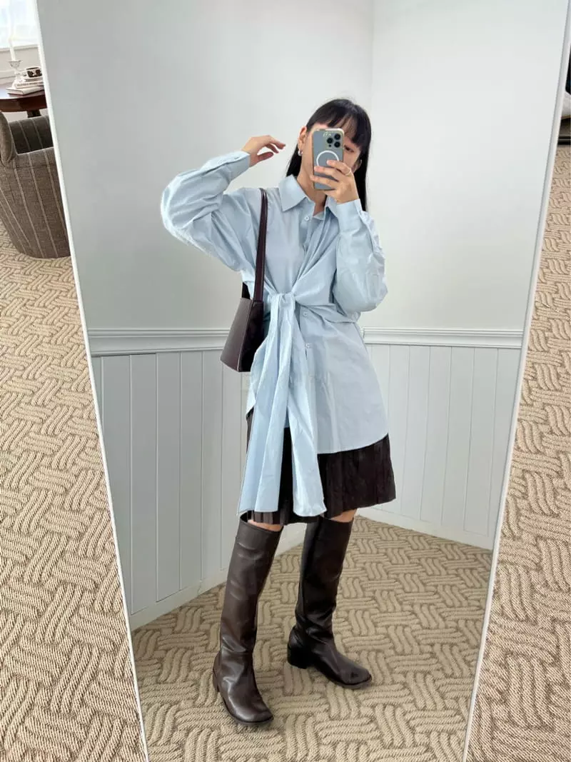 Arr - Korean Women Fashion - #momslook - Rope Shirt - 11