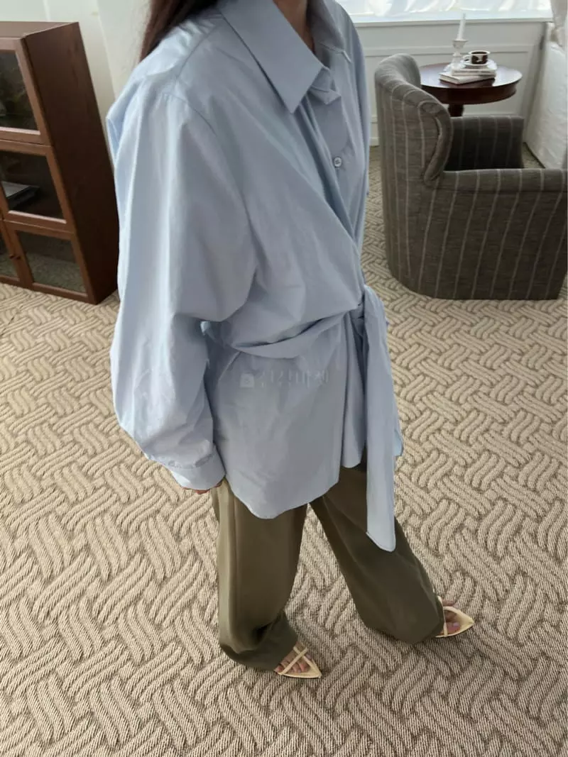 Arr - Korean Women Fashion - #restrostyle - Rope Shirt - 2