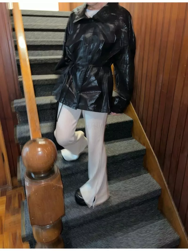 Arr - Korean Women Fashion - #shopsmall - Slit Rib Pants - 3