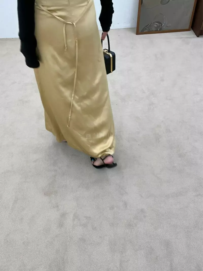 Arr - Korean Women Fashion - #thatsdarling - Long Silk Skirt - 6