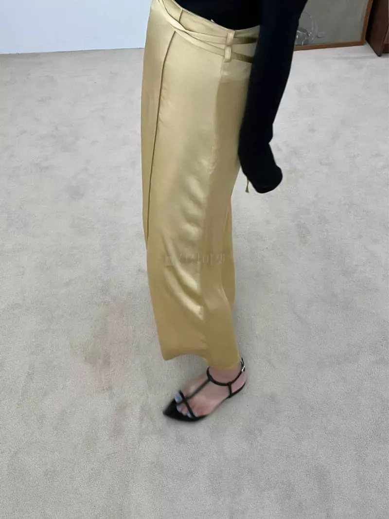 Arr - Korean Women Fashion - #thelittlethings - Long Silk Skirt - 7