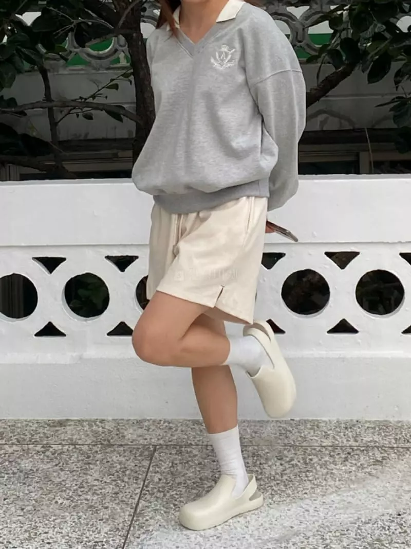Arr - Korean Women Fashion - #vintagekidsstyle - Mark Sweatshirt - 5