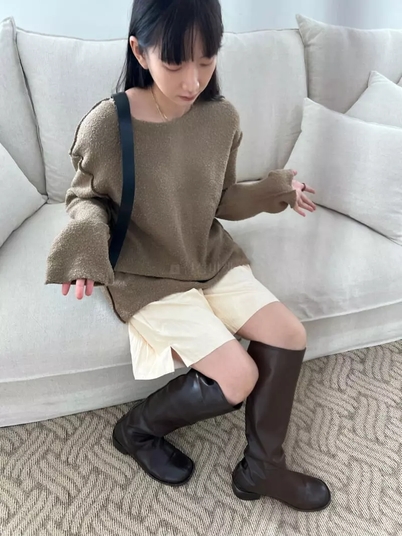 Arr - Korean Women Fashion - #womensfashion - Leather Wrinkle Pants - 8