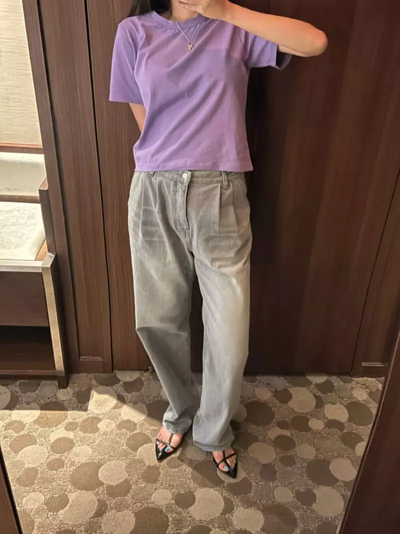 Arr - Korean Women Fashion - #womensfashion - Gray Jeans - 12