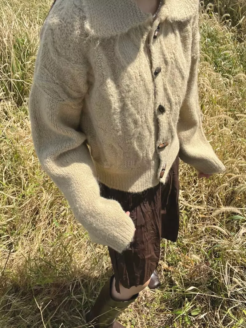 Arr - Korean Women Fashion - #momslook - Alpaca Cardigan - 4