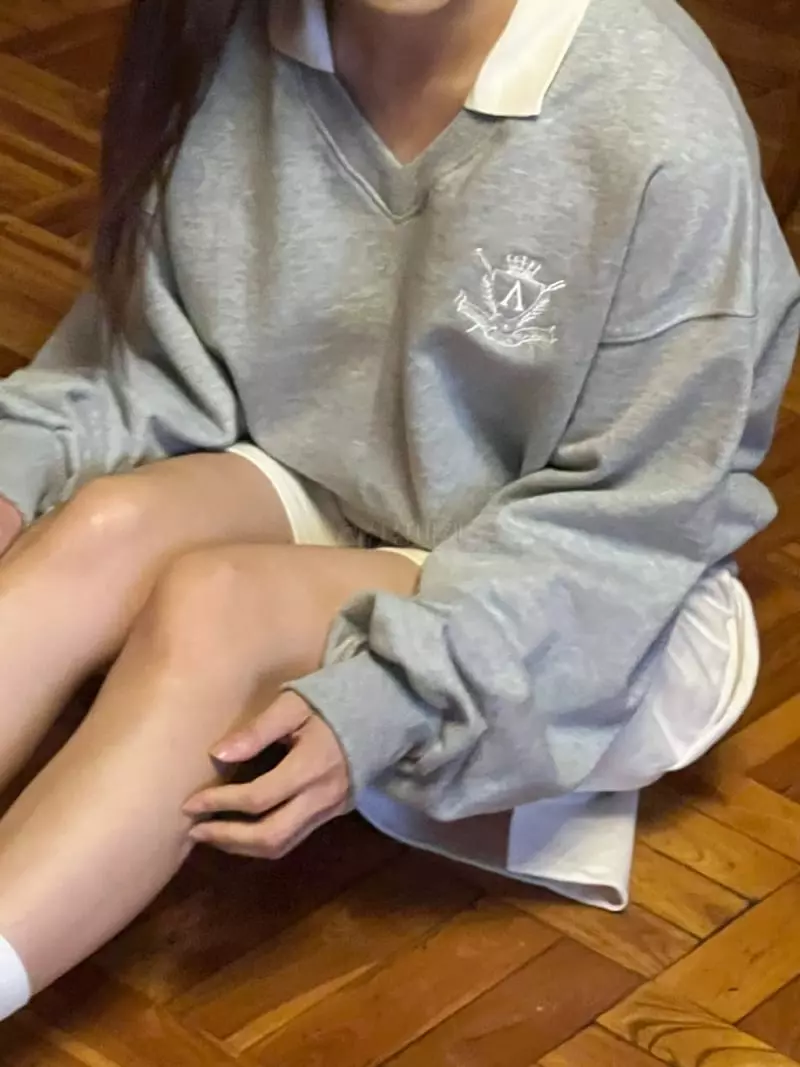Arr - Korean Women Fashion - #womensfashion - Mark Sweatshirt - 3