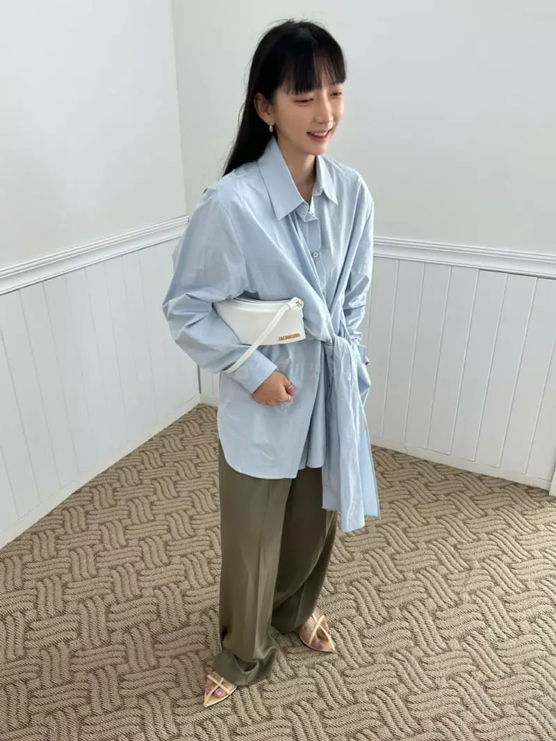 Arr - Korean Women Fashion - #womensfashion - Rope Shirt - 8