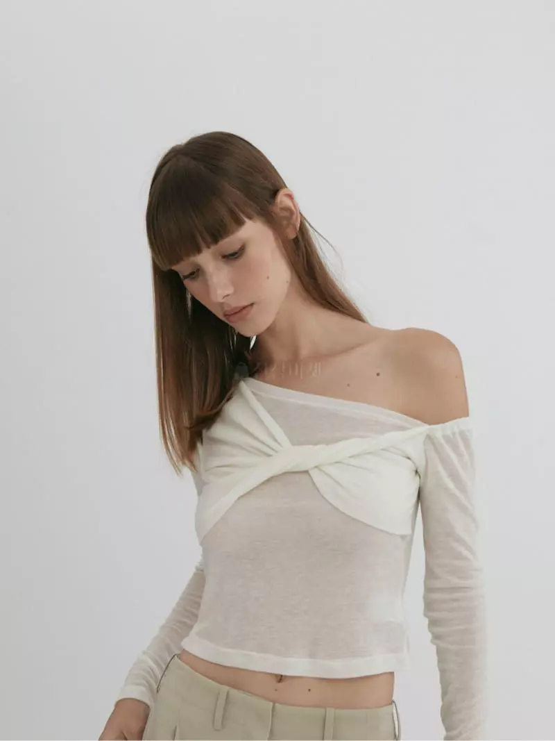 Artisover - Korean Women Fashion - #momslook - Cash Off Tee