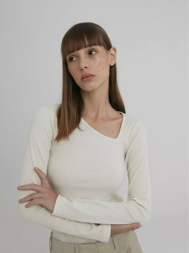 Artisover - Korean Women Fashion - #momslook - Martin Rib Tee - 2