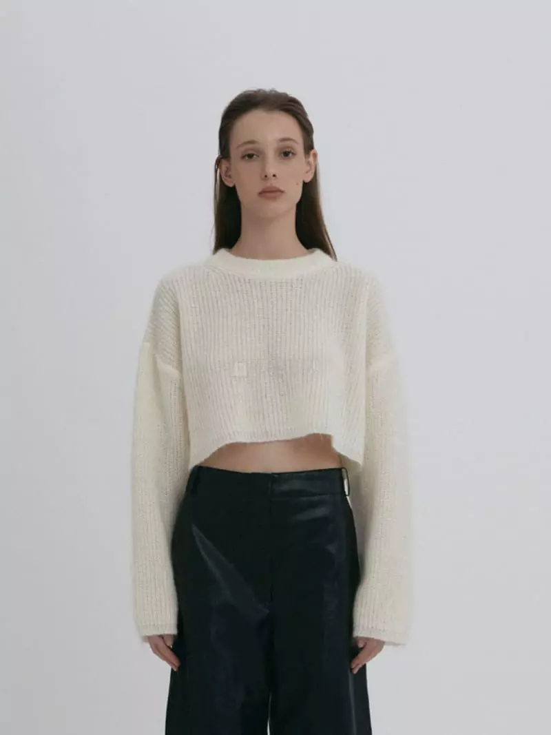 Artisover - Korean Women Fashion - #womensfashion - Mo Hair Knit Tee