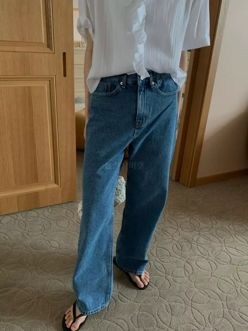As Thought - Korean Women Fashion - #momslook - High Blue Jeans - 5