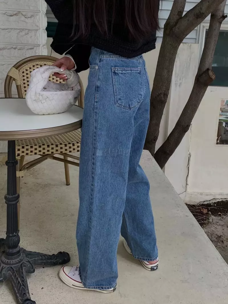 As Thought - Korean Women Fashion - #momslook - High Blue Jeans - 6