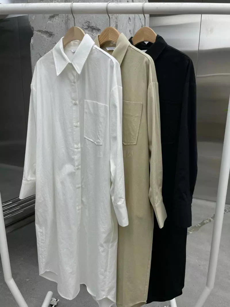 As Thought - Korean Women Fashion - #momslook - Shirt One-piece - 9