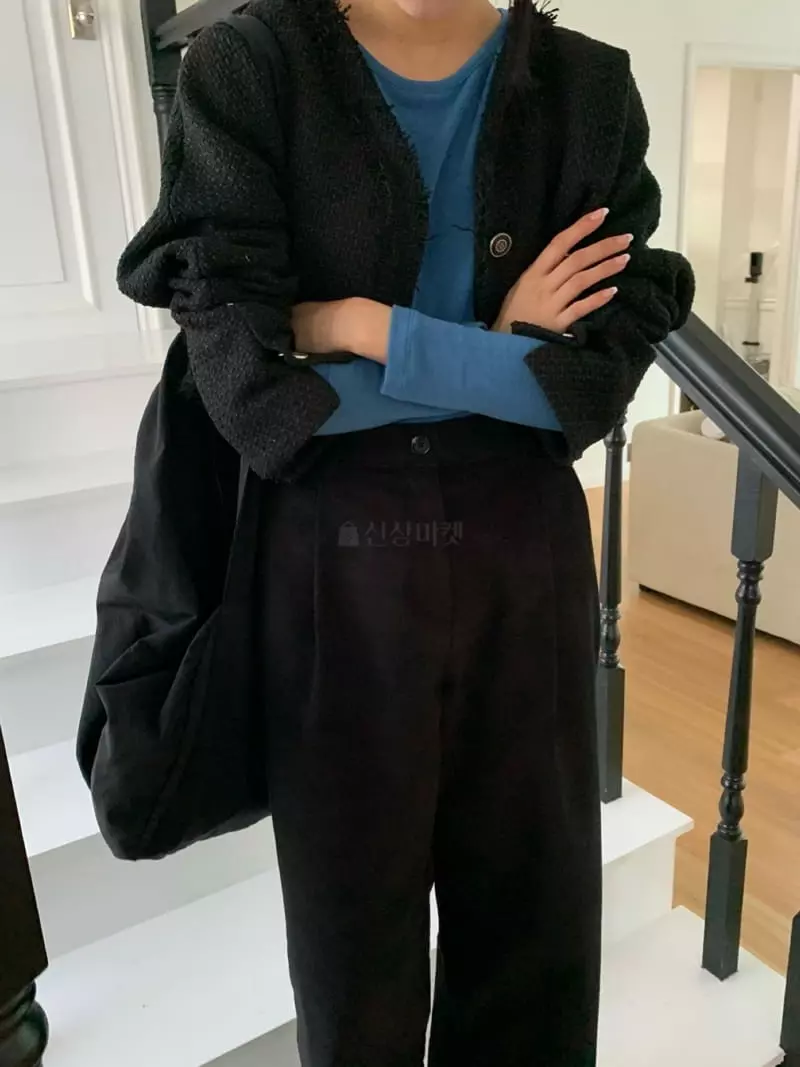 As Thought - Korean Women Fashion - #momslook - Warm Wave Tee - 8