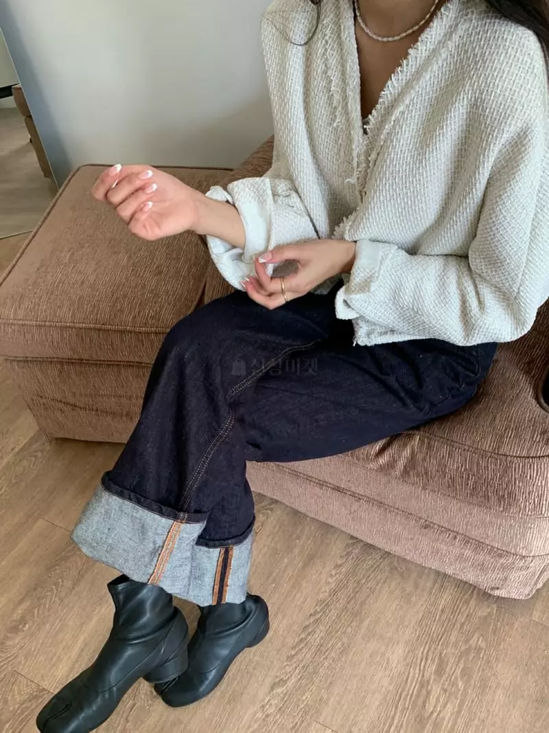 As Thought - Korean Women Fashion - #momslook - Bold Jeans - 7
