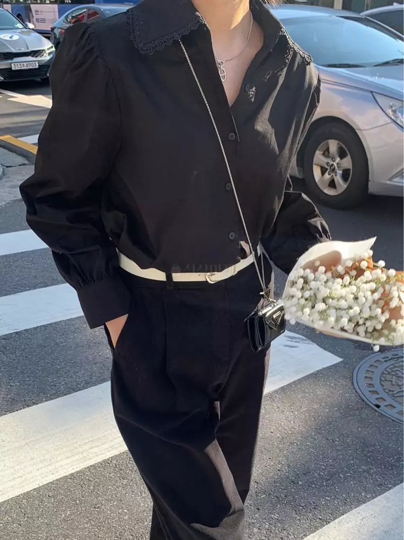 As Thought - Korean Women Fashion - #momslook - Boca Lace Blouse - 6