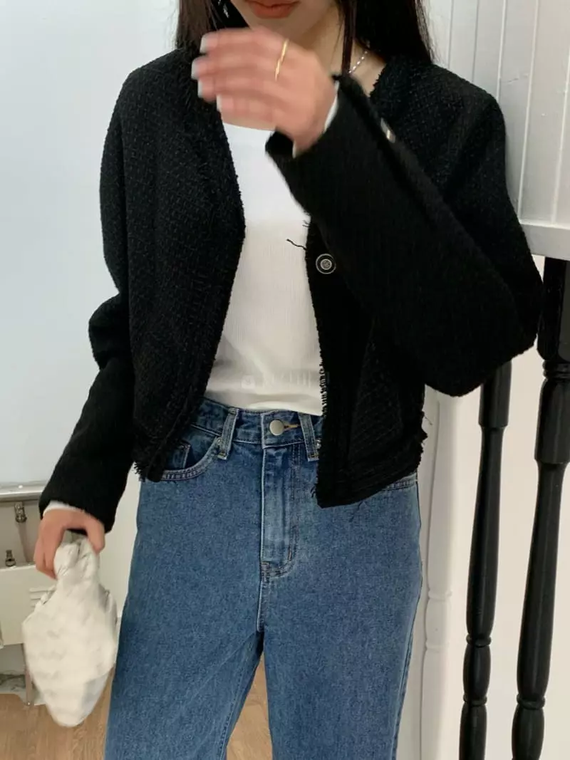 As Thought - Korean Women Fashion - #womensfashion - Butter Twid Jacket - 4