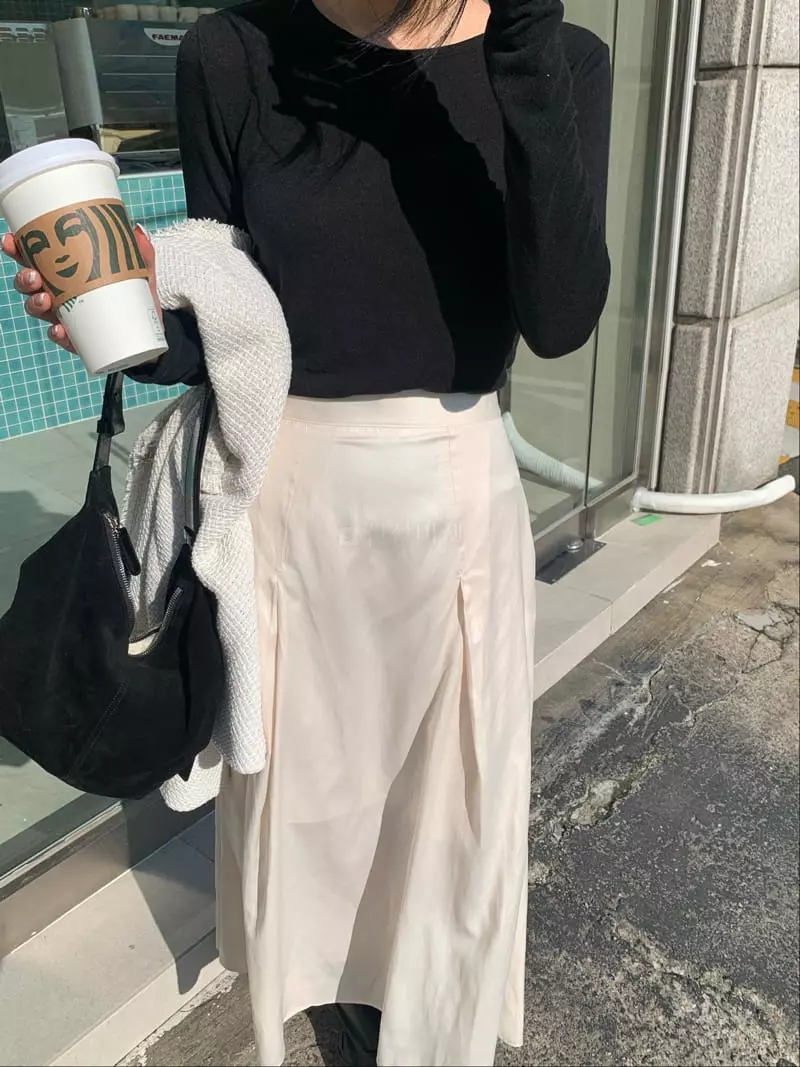 As Thought - Korean Women Fashion - #momslook - Mood Whole Skirt - 7