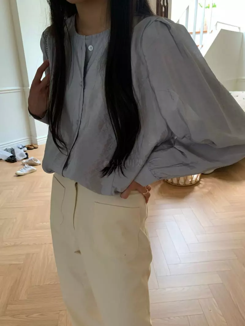 As Thought - Korean Women Fashion - #momslook - Mos Round Blouse - 6