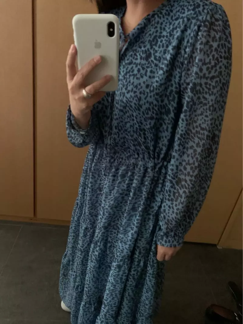 As Thought - Korean Women Fashion - #momslook - Maran Shiffon One-piece - 2