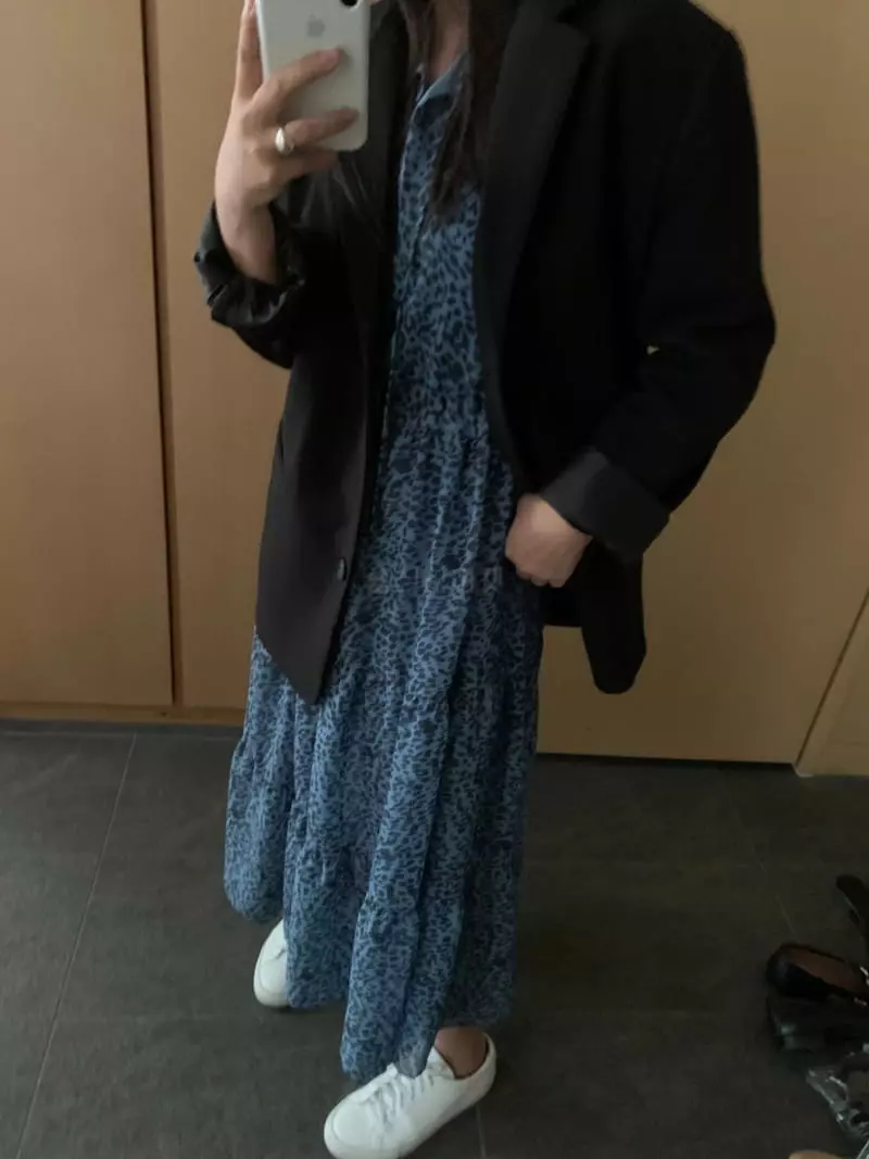 As Thought - Korean Women Fashion - #momslook - Maran Shiffon One-piece - 4