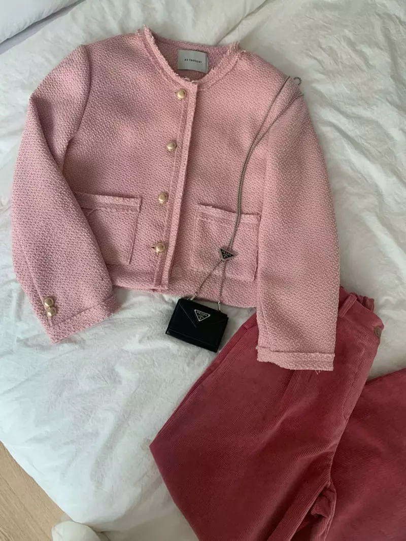 As Thought - Korean Women Fashion - #momslook - Lala Twid Jacket