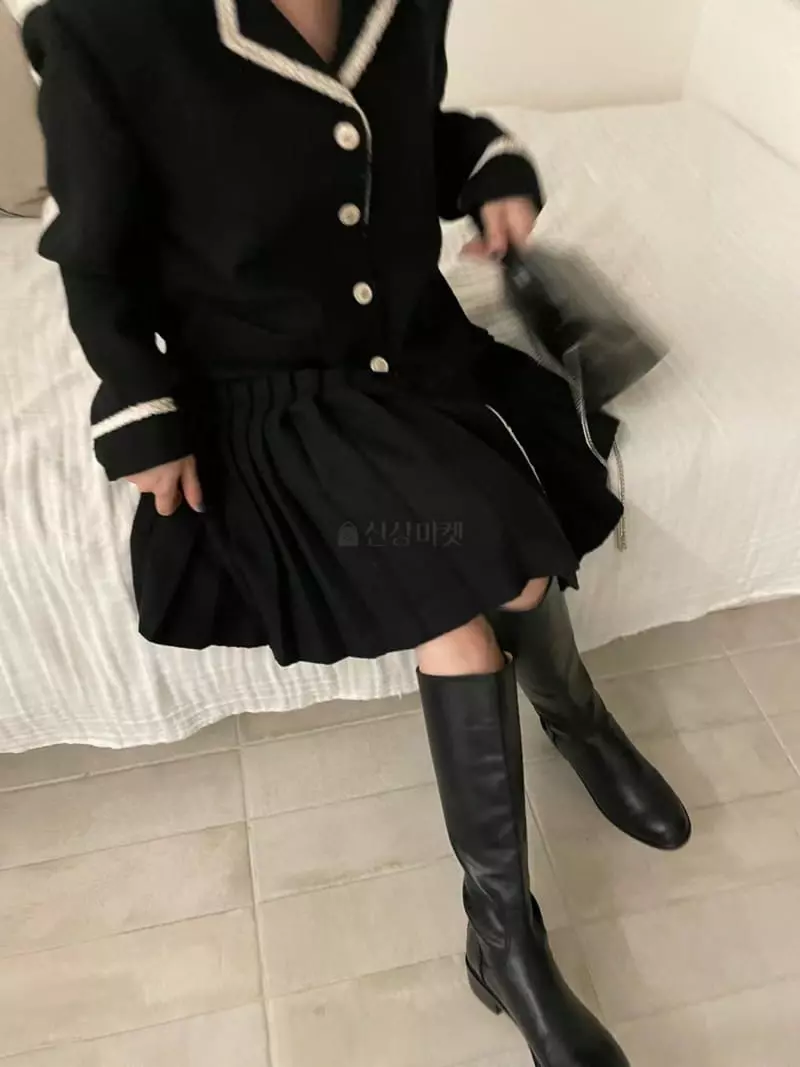 As Thought - Korean Women Fashion - #pursuepretty - Twid One-piece - 5