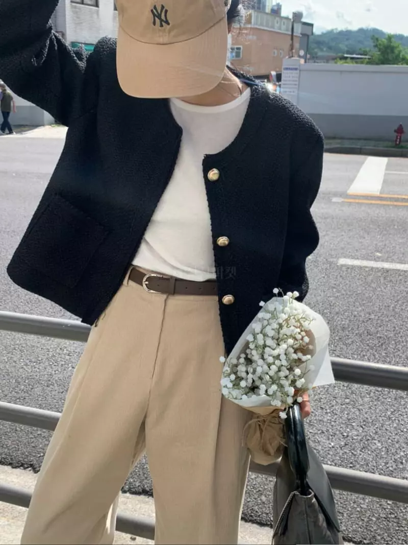 As Thought - Korean Women Fashion - #restrostyle - Lala Twid Jacket - 6
