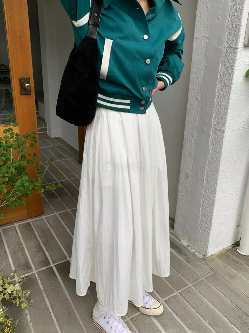 As Thought - Korean Women Fashion - #romanticstyle - Garden Whole Skirt - 3