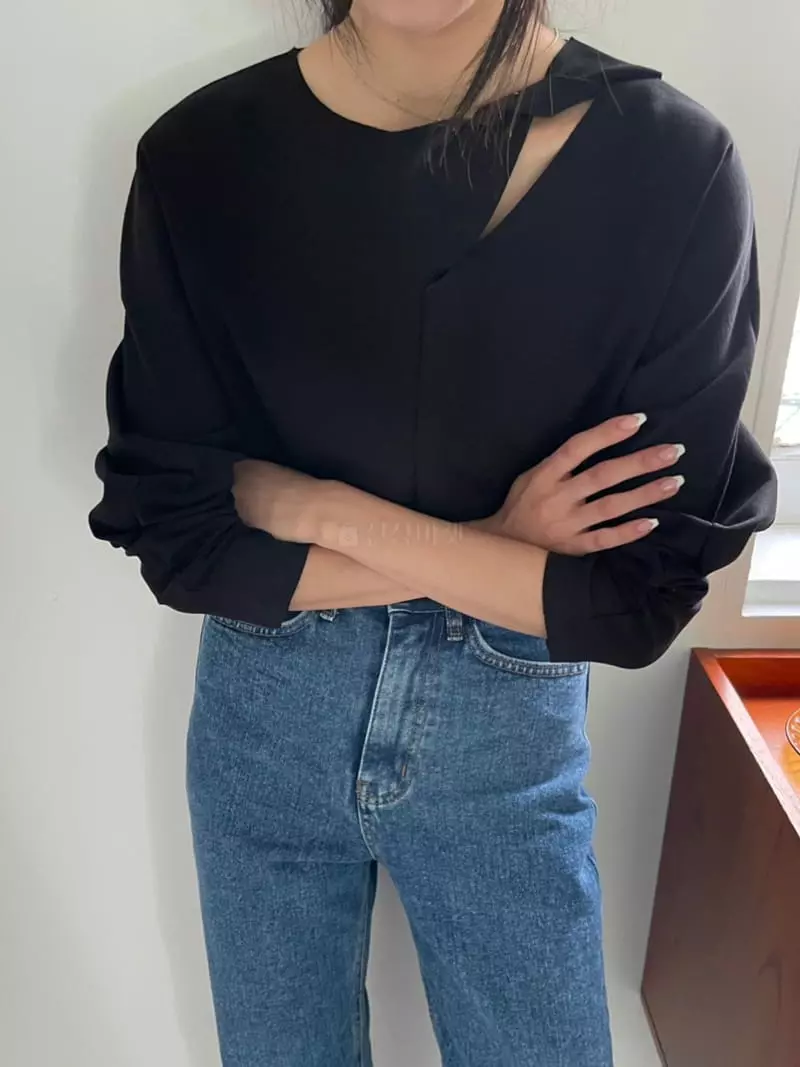 As Thought - Korean Women Fashion - #shopsmall - Turnning Tee - 5