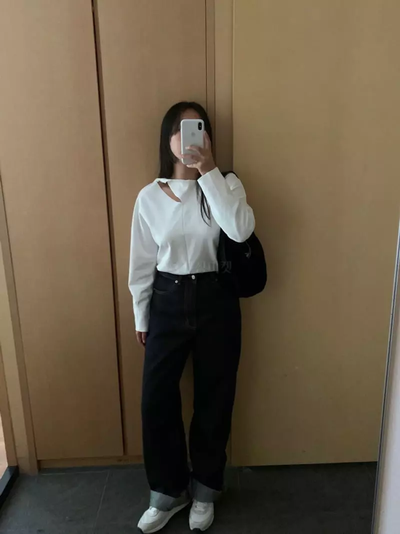 As Thought - Korean Women Fashion - #thatsdarling - Turnning Tee - 6